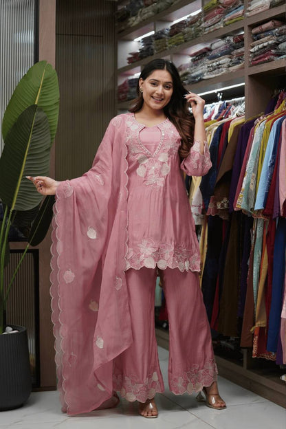Graceful Pink Outfit for Special Events