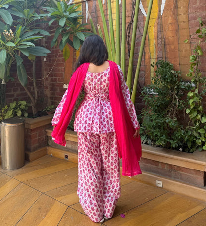 Heavy Pure Cameric Cotton .*Fully Fancy Sleeves With Latkan*