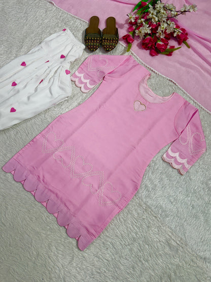 Đěsigner Party Wear Look Top With Farshi Salwar