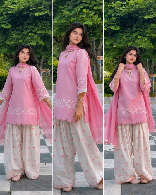 Đěsigner Party Wear Look Top With Farshi Salwar