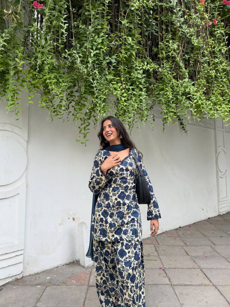 Farshi Pant And Dupatta  Heavy Pure Cameric Cotton .*Fully Sleeves*